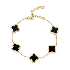 Lively® Bracelets Noir Bracelet trèfles | Lively®