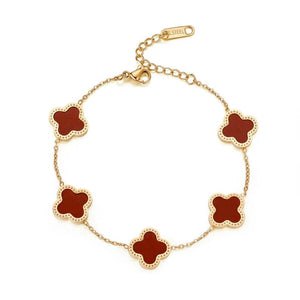 Lively® Bracelets Rouge Bracelet trèfles | Lively®